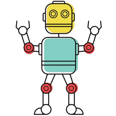 Sticker STEM, Robotică și Sisteme Cyber-Fizice, set I2, 150 cm, sticker 1