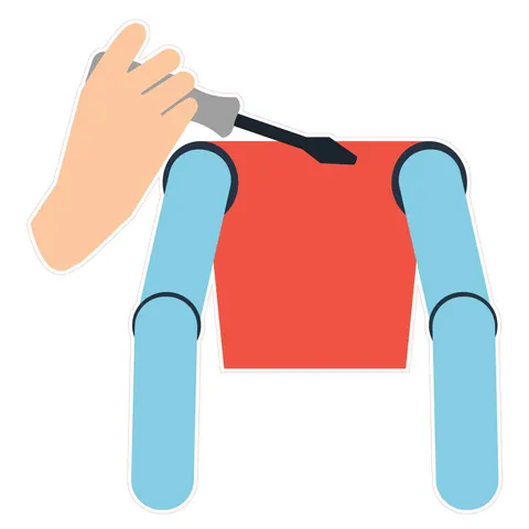 Sticker STEM, Robotică și Sisteme Cyber-Fizice, set I6, 150 cm, sticker 10