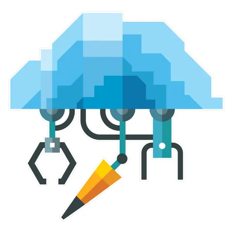 Sticker STEM, Robotică și Sisteme Cyber-Fizice, set I7, 150 cm, sticker 2