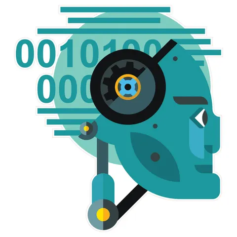 Sticker STEM, Robotică și Sisteme Cyber-Fizice, set I7, 150 cm, sticker 6