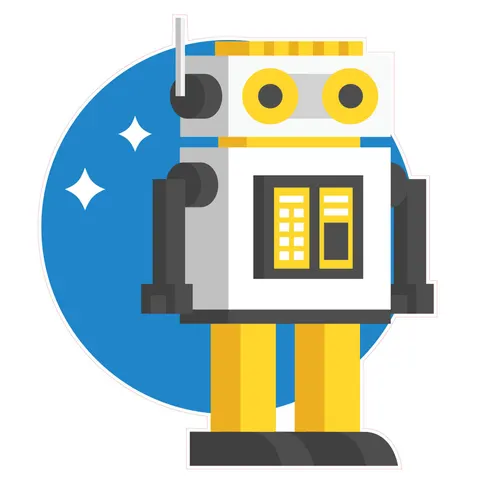 Sticker STEM, Robotică și Sisteme Cyber-Fizice, set I8, 150 cm, sticker 8