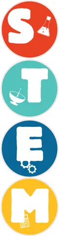 Sticker STEM, Intrare zonă STEM, set J1, 150 cm, sticker 10