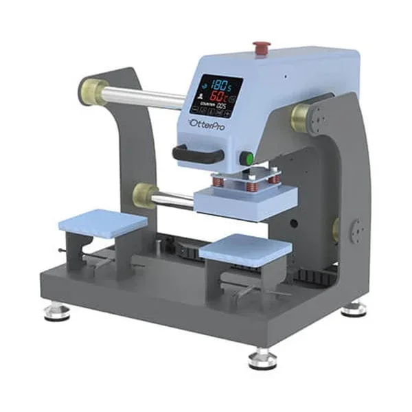 BESTSUB Presă pentru 2 etichete Otter Pro, pneumatică, 15 x 15 cm