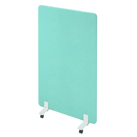 Separator acustic Narbutas Free Standing, 1000 x 36 x 1600 mm, material textil Velito Presto mentă deschis, PAL 16 mm
