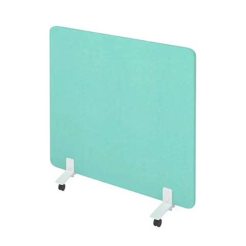 Separator acustic Narbutas Free Standing, 1200 x 36 x 1200 mm, material textil Velito Presto mentă deschis, PAL 16 mm