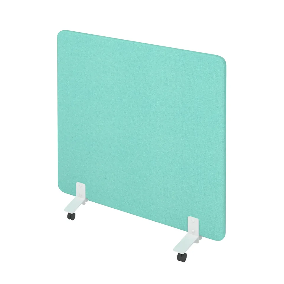 Separator acustic Narbutas Free Standing, 1200 x 36 x 1200 mm, material textil Velito Presto mentă deschis, PAL 16 mm