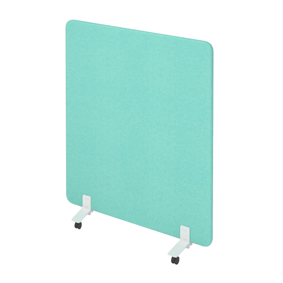 Separator acustic Narbutas Free Standing, 1200 x 36 x 1400 mm, material textil Velito Presto mentă deschis, PAL 16 mm