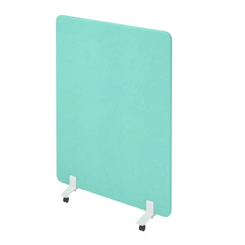 Separator acustic Narbutas Free Standing, 1200 x 36 x 1600 mm, material textil Velito Presto mentă deschis, PAL 16 mm