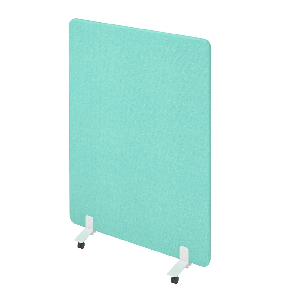 Separator acustic Narbutas Free Standing, 1200 x 36 x 1600 mm, material textil Velito Presto mentă deschis, PAL 16 mm
