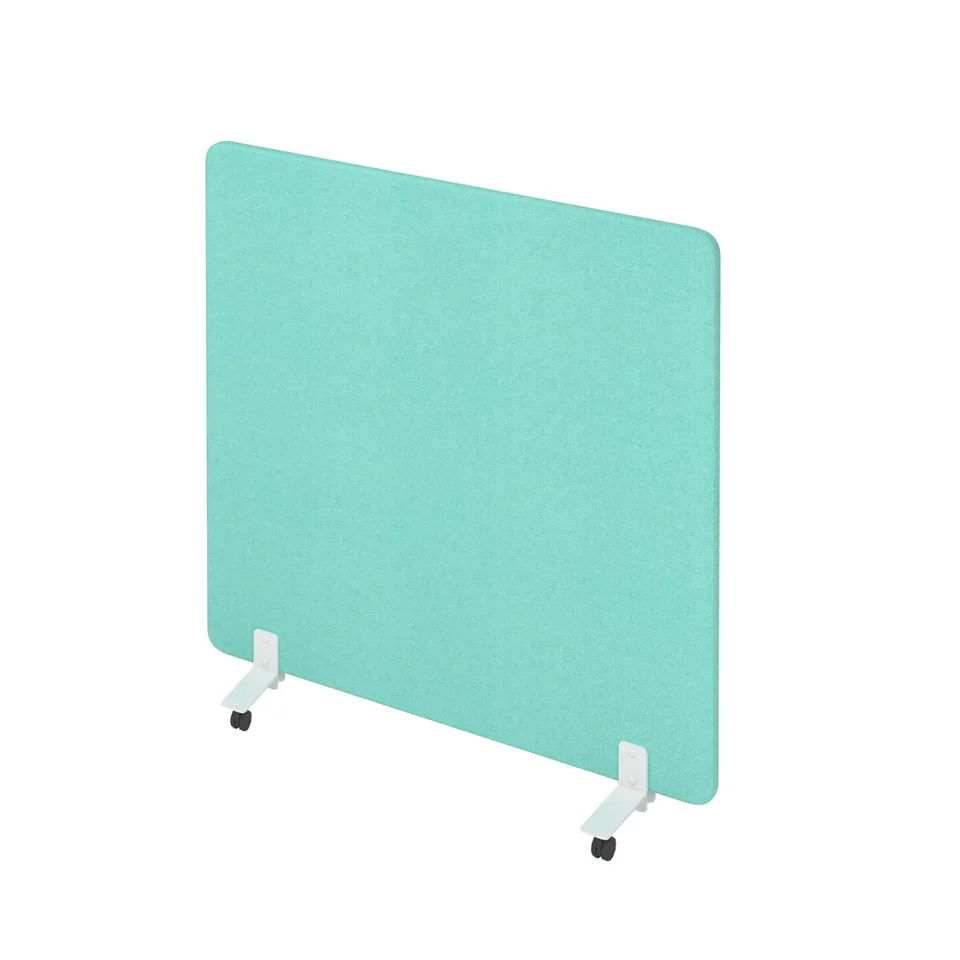 Separator acustic Narbutas Free Standing, 1400 x 36 x 1400 mm, material textil Velito Presto mentă deschis, PAL 16 mm