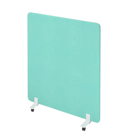 Separator acustic Narbutas Free Standing, 1400 x 36 x 1600 mm, material textil Velito Presto mentă deschis, PAL 16 mm