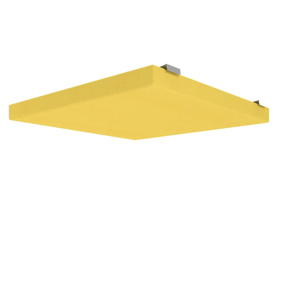 Panou de tavan Narbutas Modus Light, 57.5 x 57.5 cm, material Velito Presto, galben
