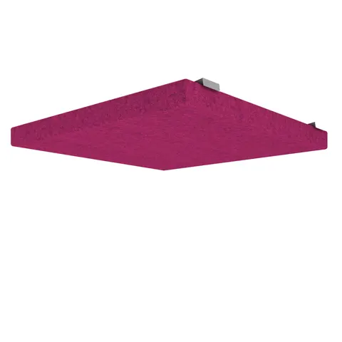 Panou de tavan Narbutas Modus Light, 57.5 x 57.5 cm, material Velito Presto, roz închis melanj