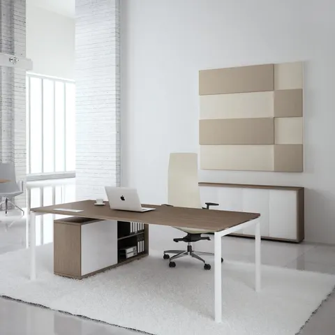 Panou acustic de perete Modus Narbutas, 400 x 70 x 1200 mm, material Velito Presto mentă deschis, PAL 16 mm