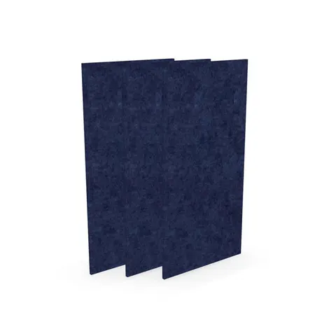 Panou acustic Narbutas Pet, dreptunghi, 200 x 400 x 9 mm, fetru PET, 3 buc., albastru închis