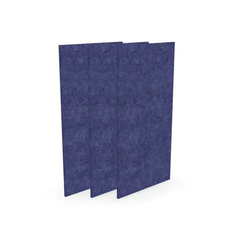 Panou acustic Narbutas Pet, dreptunghi, 200 x 400 x 9 mm, fetru PET, 3 buc., albastru