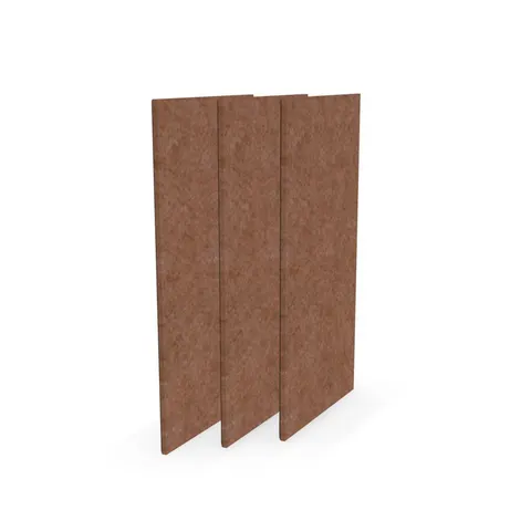 Panou acustic Narbutas Pet, dreptunghi, 200 x 400 x 9 mm, fetru PET, 3 buc., coral