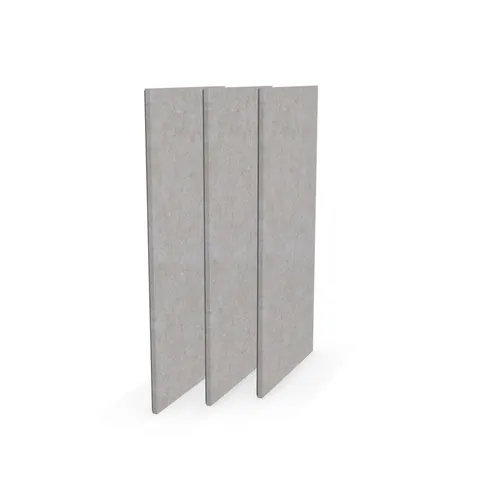Panou acustic Narbutas Pet, dreptunghi, 200 x 400 x 9 mm, fetru PET, 3 buc., bej deschis