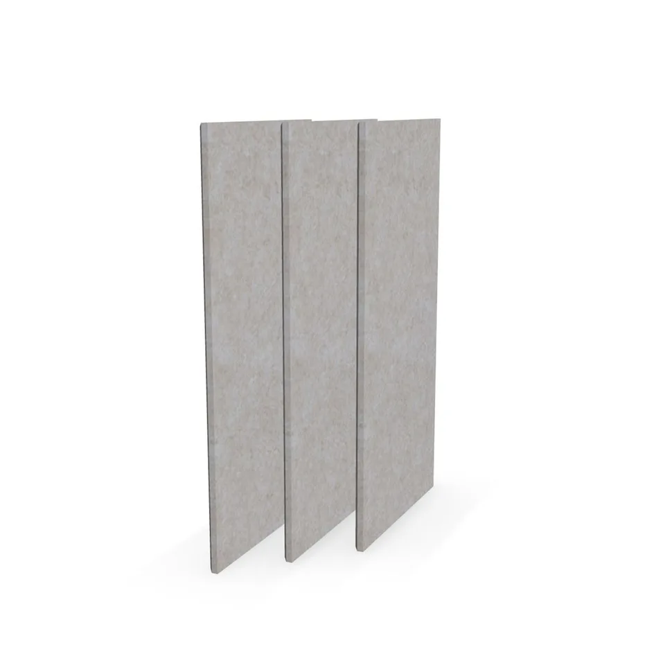 Panou acustic Narbutas Pet, dreptunghi, 200 x 400 x 9 mm, fetru PET, 3 buc., bej deschis