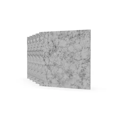 Panou acustic Narbutas Pet, pătrat, 200 x 200 x 9 mm, fetru PET, 5 buc., gri deschis