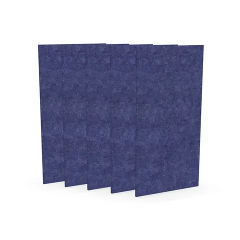 Panou acustic Narbutas Pet, dreptunghi, 200 x 400 x 9 mm, fetru PET, 5 buc., albastru