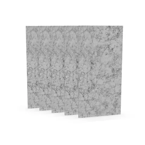 Panou acustic Narbutas Pet, dreptunghi, 200 x 400 x 9 mm, fetru PET, 5 buc., gri deschis