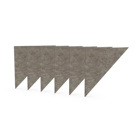 Panou acustic Narbutas Pet, triunghi, 200 x 200 x 9 mm, fetru PET, 6 buc., nisip