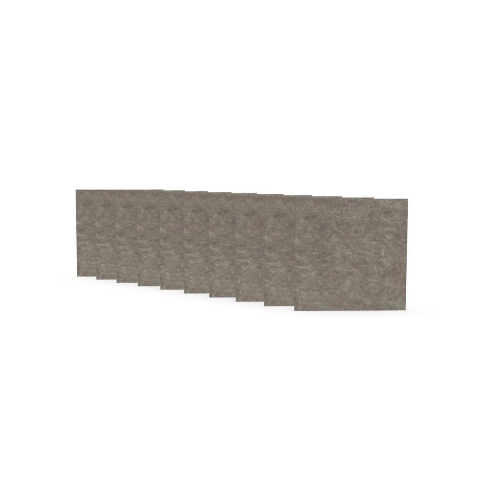 Panou acustic Narbutas Pet, pătrat, 200 x 200 x 9 mm, fetru PET, 10 buc., nisip