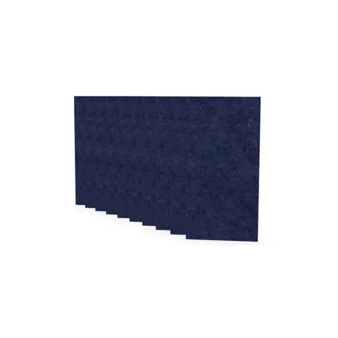 Panou acustic Narbutas Pet, dreptunghi, 200 x 400 x 9 mm, fetru PET, 10 buc., albastru închis