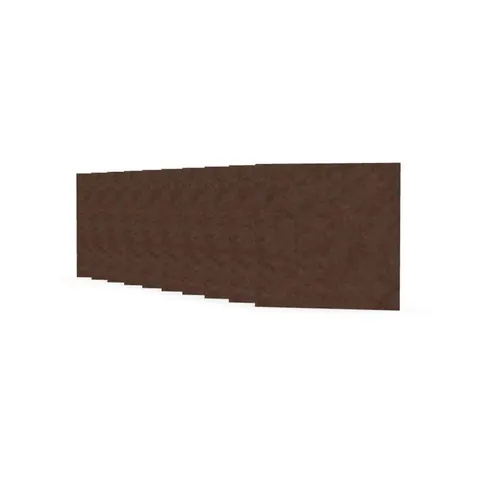 Panou acustic Narbutas Pet, pătrat, 200 x 200 x 9 mm, fetru PET, 10 buc., castaniu
