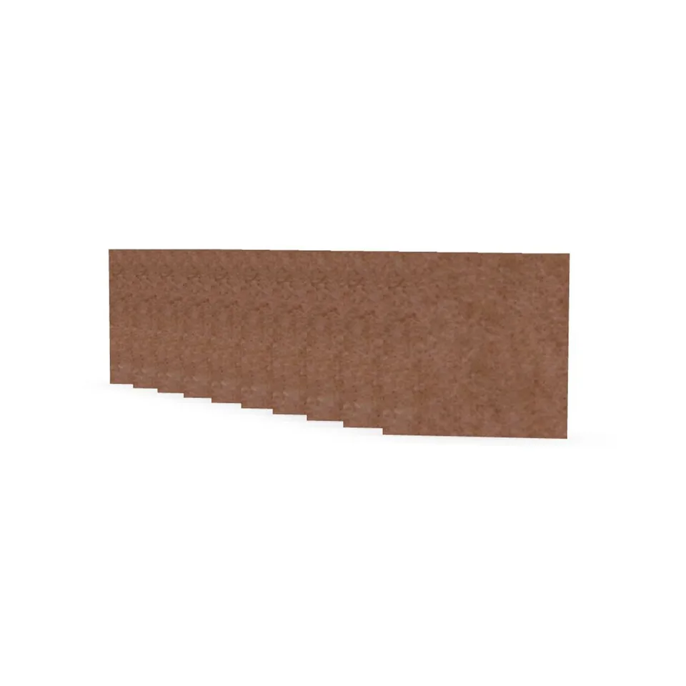 Panou acustic Narbutas Pet, pătrat, 200 x 200 x 9 mm, fetru PET, 10 buc., coral