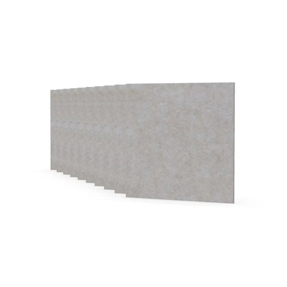 Panou acustic Narbutas Pet, pătrat, 200 x 200 x 9 mm, fetru PET, 10 buc., bej deschis