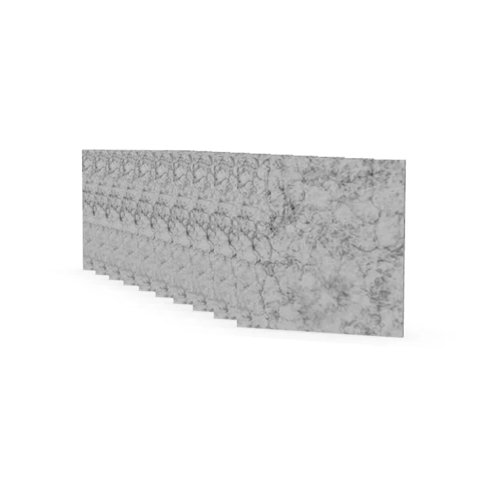 Panou acustic Narbutas Pet, pătrat, 200 x 200 x 9 mm, fetru PET, 10 buc., gri deschis