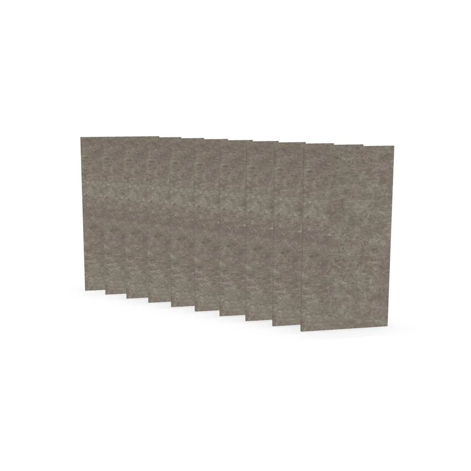 Panou acustic Narbutas Pet, dreptunghi, 200 x 400 x 9 mm, fetru PET, 10 buc., nisip