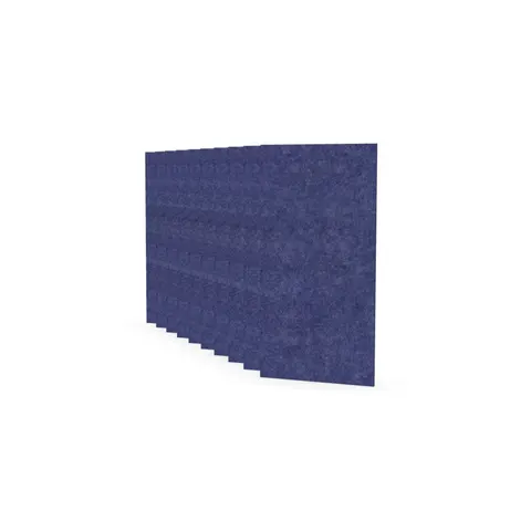 Panou acustic Narbutas Pet, dreptunghi, 200 x 400 x 9 mm, fetru PET, 10 buc., albastru