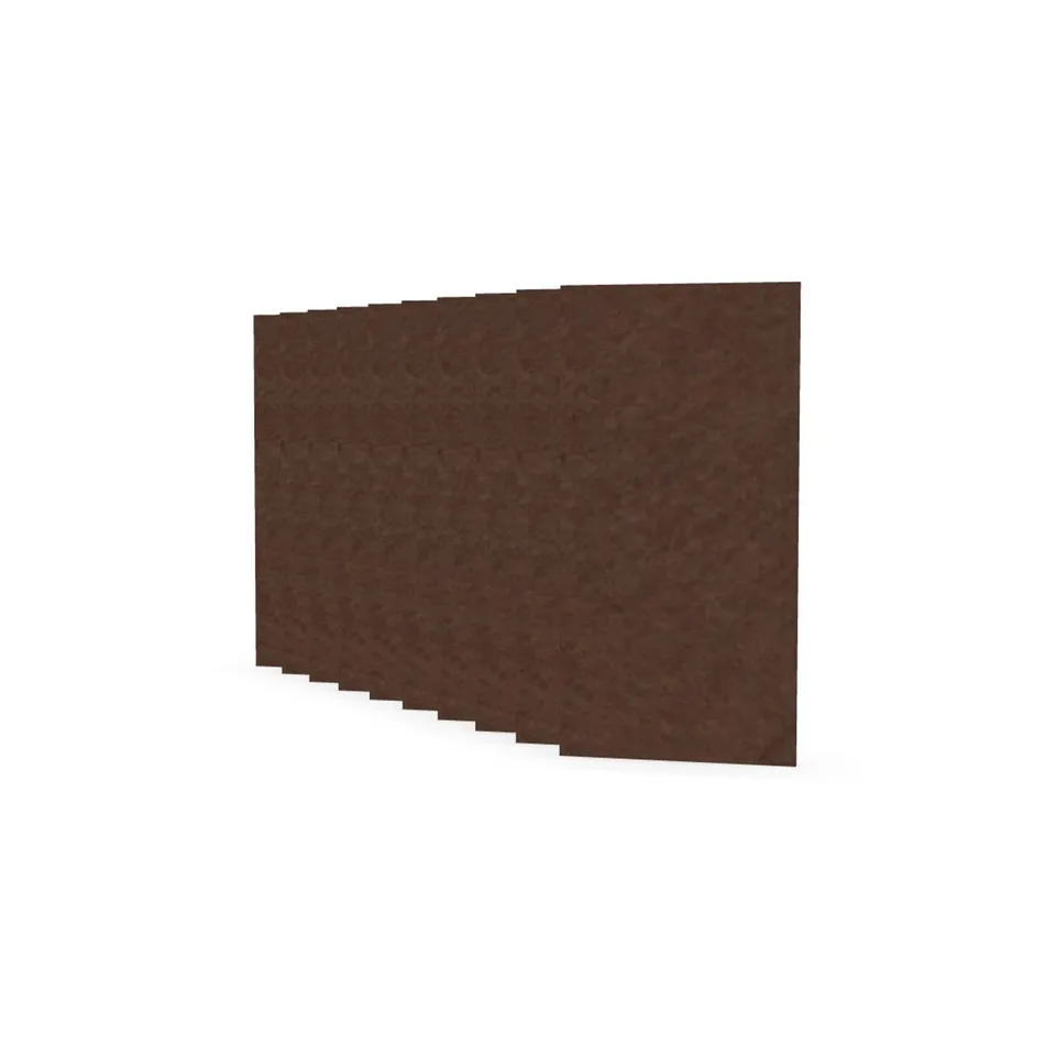 Panou acustic Narbutas Pet, dreptunghi, 200 x 400 x 9 mm, fetru PET, 10 buc., castaniu