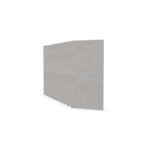 Panou acustic Narbutas Pet, dreptunghi, 200 x 400 x 9 mm, fetru PET, 10 buc., bej deschis