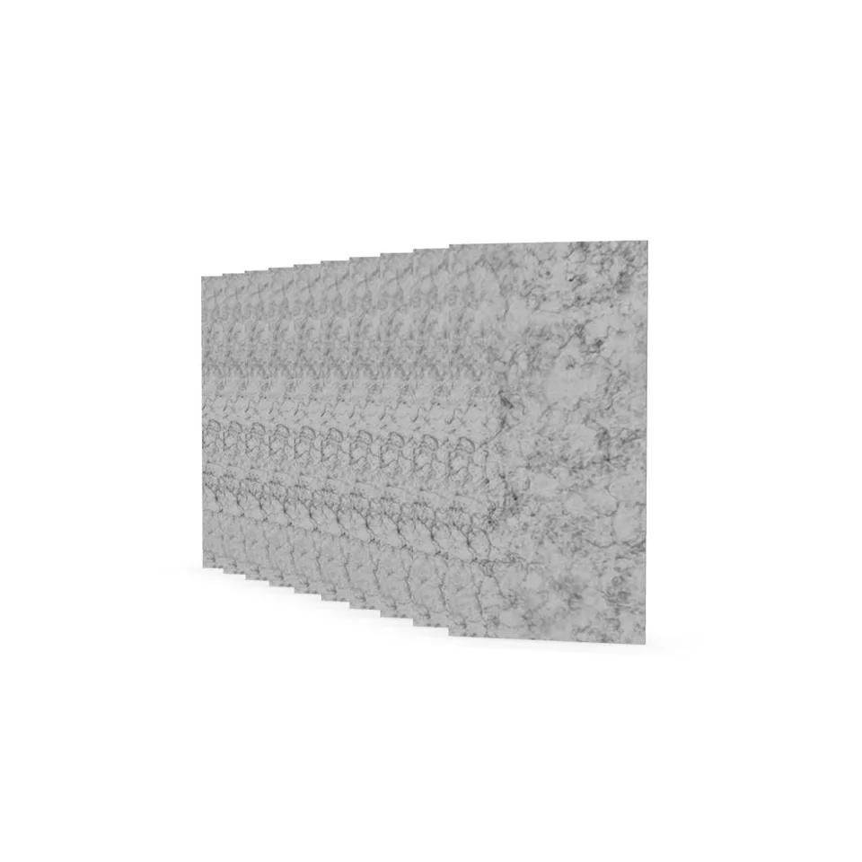 Panou acustic Narbutas Pet, dreptunghi, 200 x 400 x 9 mm, fetru PET, 10 buc., gri deschis