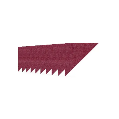 Panou acustic Narbutas Pet, triunghi, 200 x 200 x 9 mm, fetru PET, 10 buc., roz închis