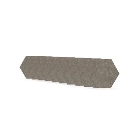 Panou acustic Narbutas Pet, hexagon, 173 x 200 x 9 mm, fetru PET, 10 buc., nisip