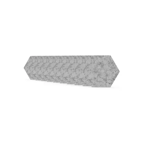 Panou acustic Narbutas Pet, hexagon, 173 x 200 x 9 mm, fetru PET, 10 buc., gri deschis