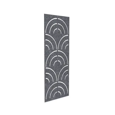 Panou acustic Narbutas Pet Disco, 800 x 200 x 9 mm, fetru PET, gri