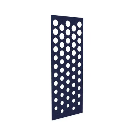 Panou acustic Narbutas Pet Disco, 800 x 2000 x 9 mm, fetru PET, albastru închis