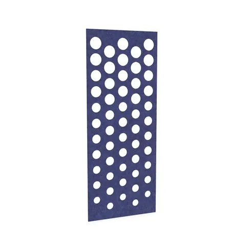 Panou acustic Narbutas Pet Disco, 800 x 2000 x 9 mm, fetru PET, albastru