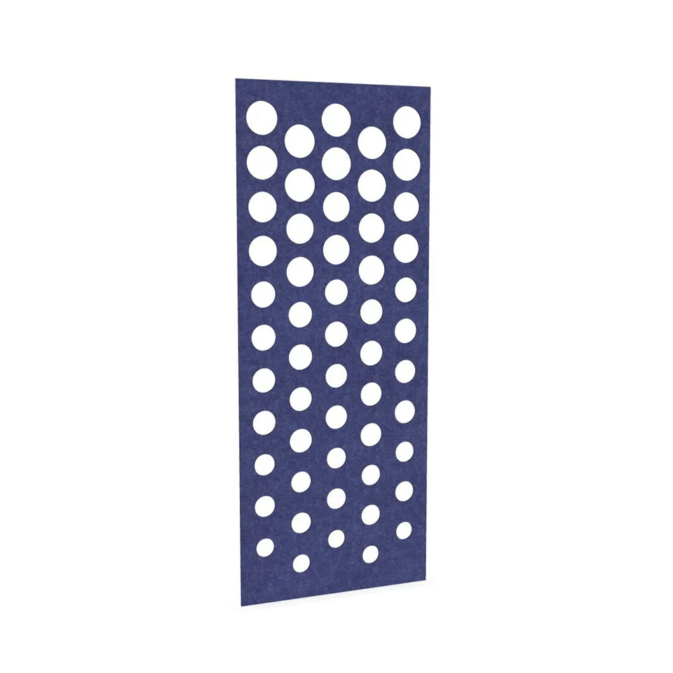 Panou acustic Narbutas Pet Disco, 800 x 2000 x 9 mm, fetru PET, albastru