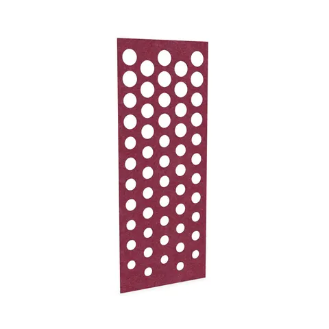 Panou acustic Narbutas Pet Disco, 800 x 2000 x 9 mm, fetru PET, roz închis