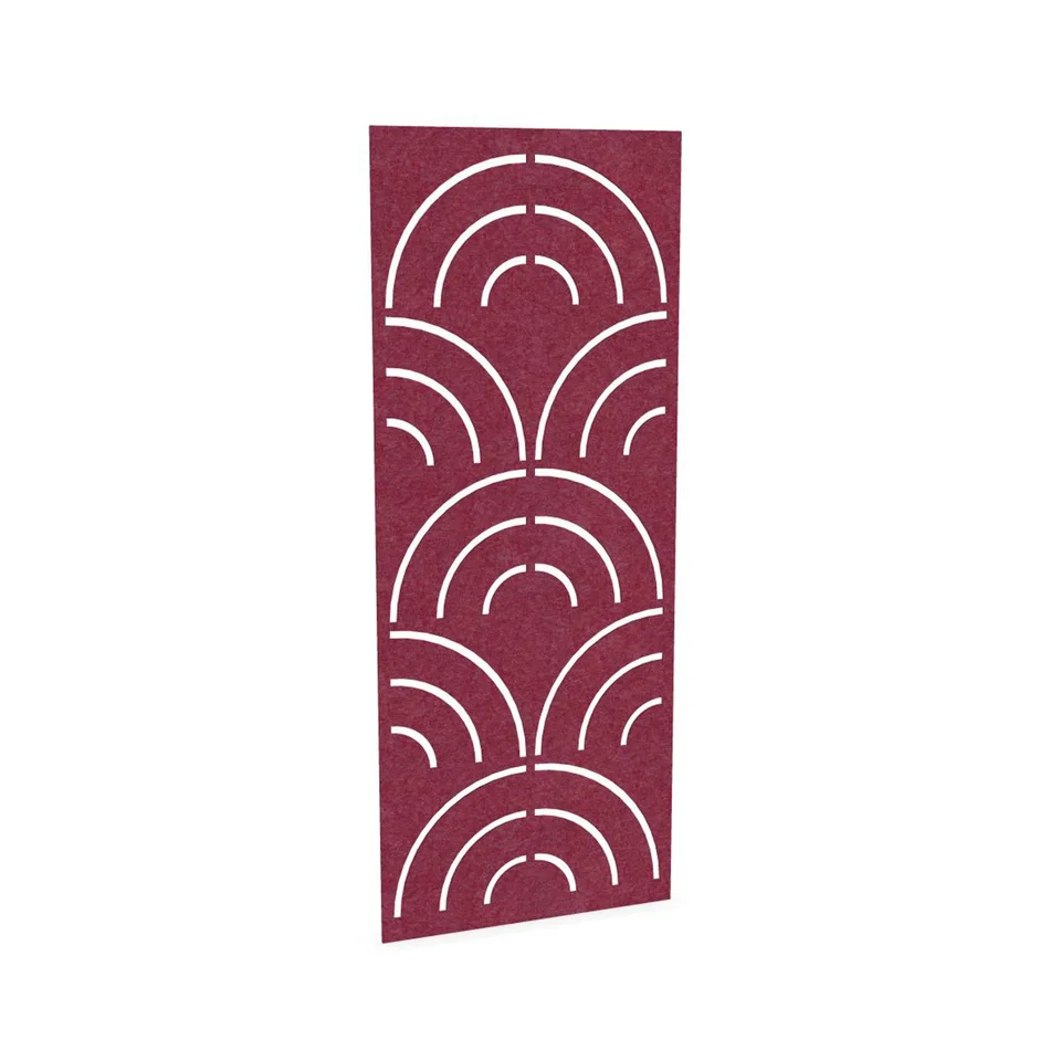 Panou acustic Narbutas Pet Disco, 800 x 200 x 9 mm, fetru PET, roz închis