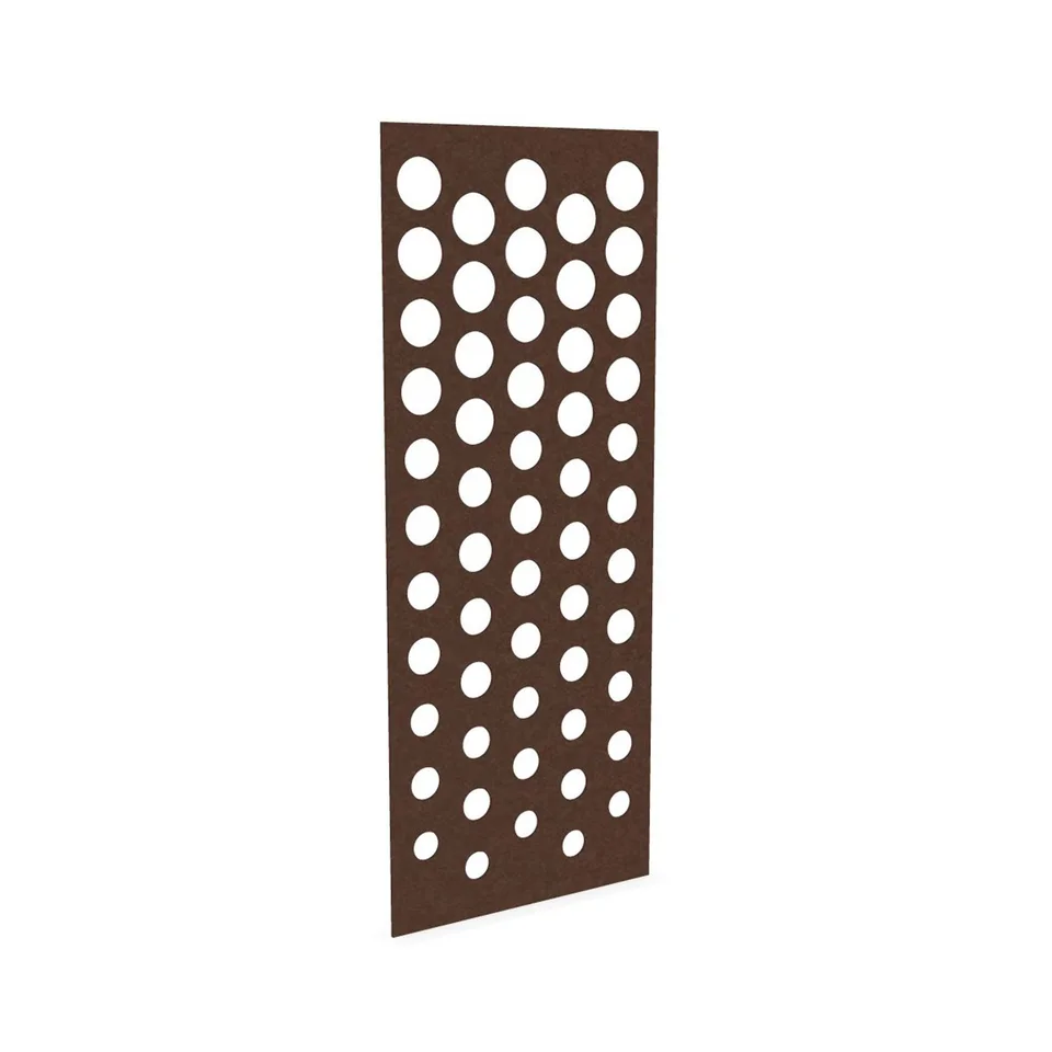 Panou acustic Narbutas Pet Disco, 800 x 2000 x 9 mm, fetru PET, castaniu