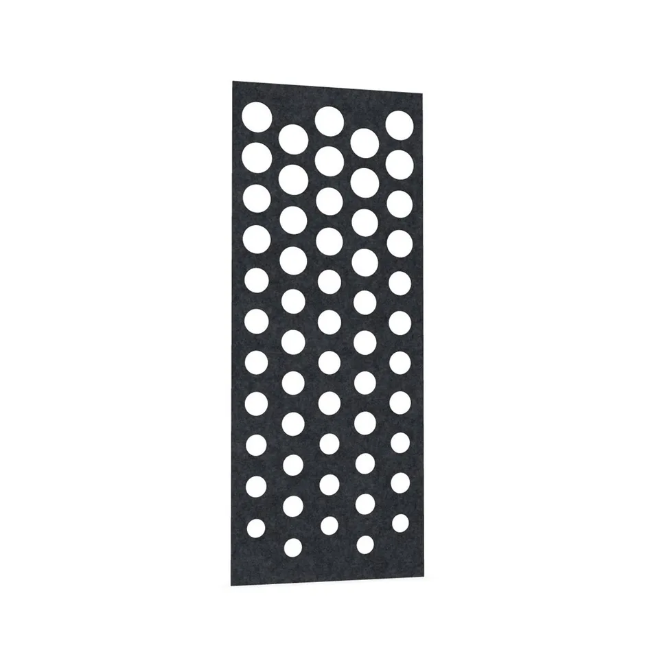 Panou acustic Narbutas Pet Disco, 800 x 2000 x 9 mm, fetru PET, gri închis