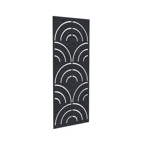 Panou acustic Narbutas Pet Disco, 800 x 200 x 9 mm, fetru PET, gri închis
